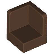 Lego panel roh 1x1x1, hnědá (4119625, 4166142)